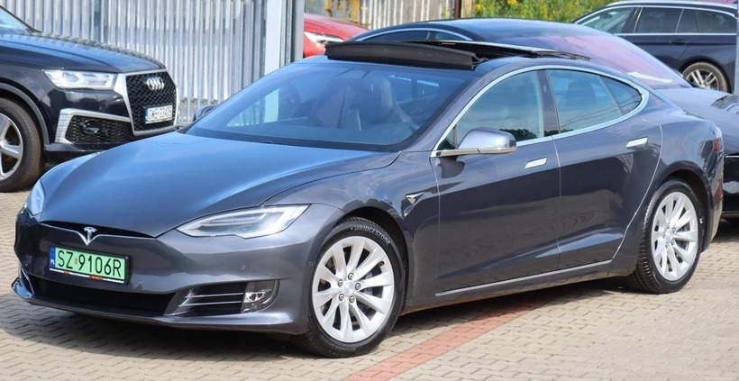 Tesla Model S cena 168510 przebieg: 151000, rok produkcji 2018 z Tuchola małe 781